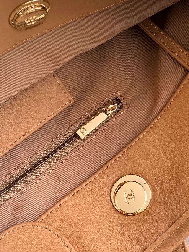 CC original raffia large shopping bag AS6007 beige