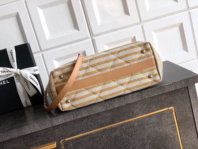 CC original raffia medium shopping bag AS6006 beige