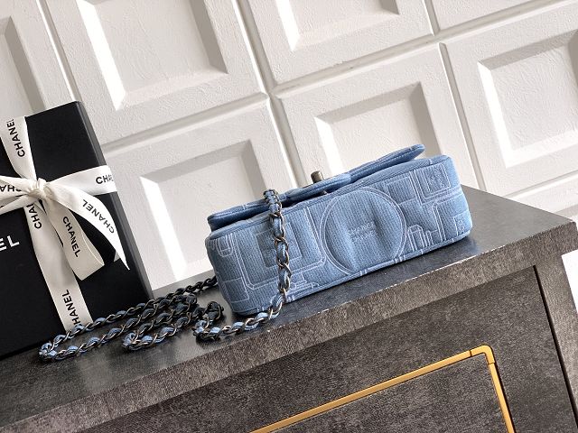 CC original denim mini flap bag 69900 blue