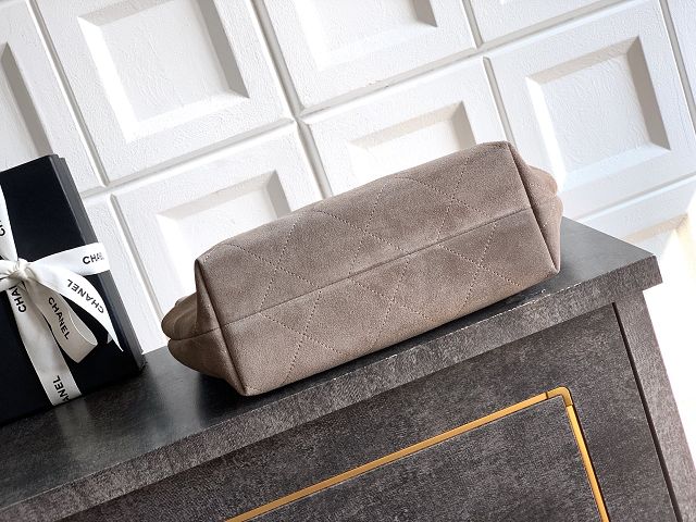 CC original suede calfskin medium hobo bag AS5970 grey