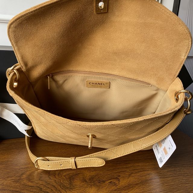 CC original suede calfskin hobo bag AS5883 brown