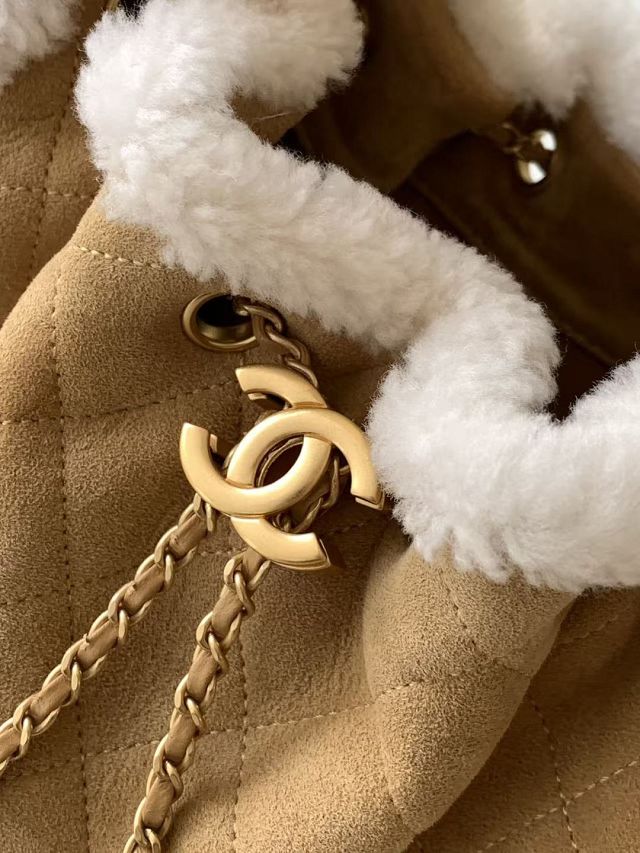 CC original lambskin 25 small handbag AS5293 apricot