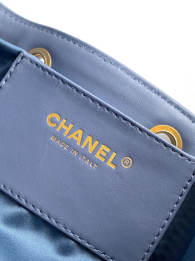 CC original suede calfskin 25 medium handbag AS5311 blue