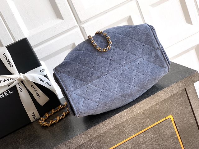 CC original suede calfskin 25 mini handbag AS5631 blue