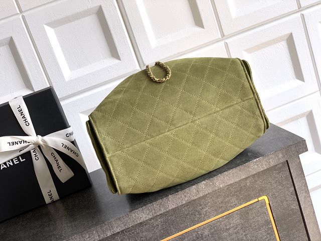 CC original suede calfskin 25 small handbag AS5293 green