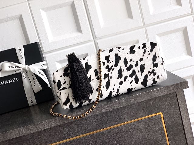 CC original horse hair hobo bag AS6101 black&white