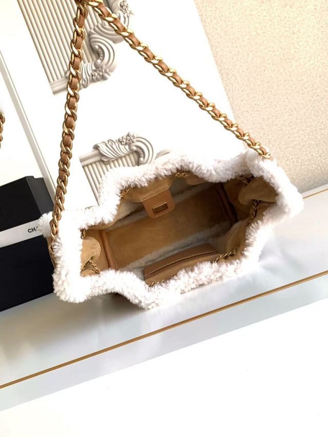 CC original lambskin 25 mini handbag AS5631 apricot