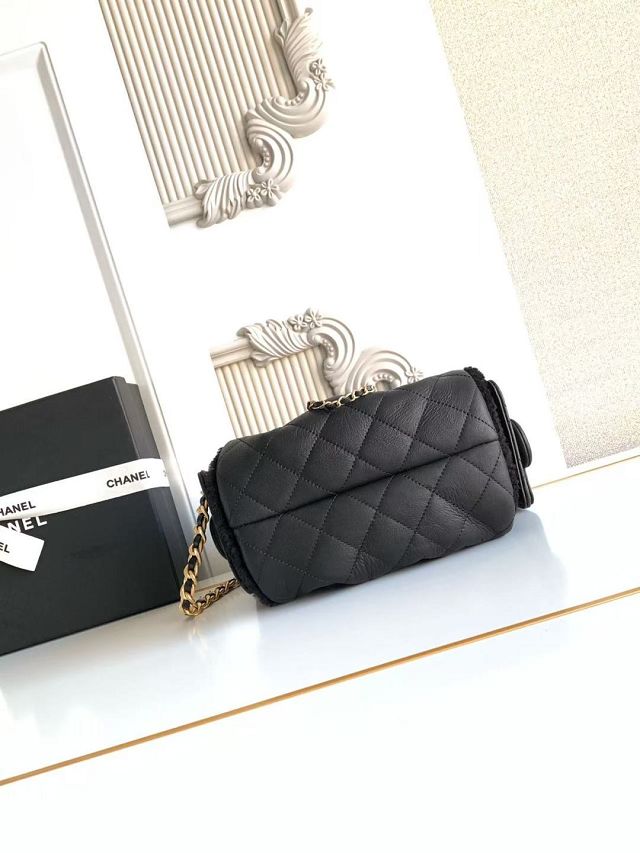 CC original lambskin 25 mini handbag AS5631 black