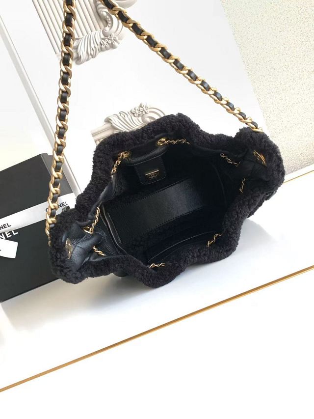 CC original lambskin 25 mini handbag AS5631 black