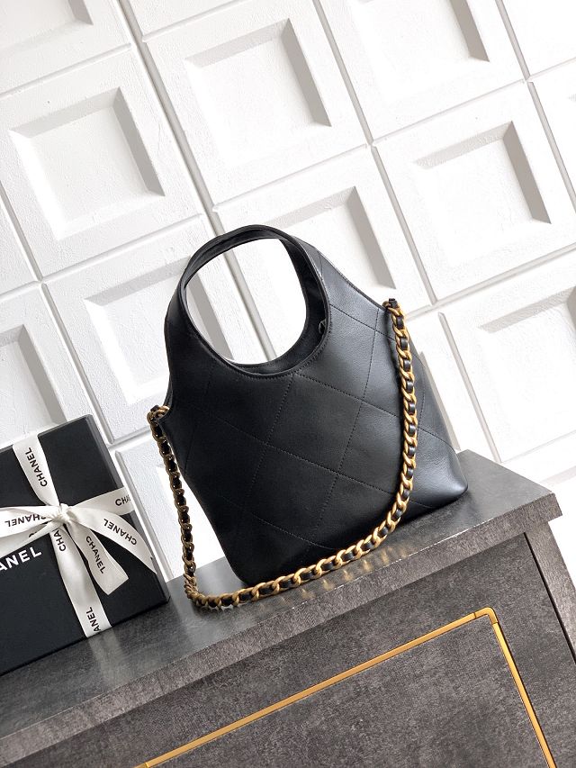 CC original calfskin small tote bag AS6132 black