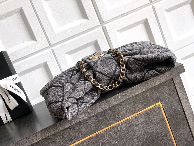 CC original denim large handbag AS5851 black