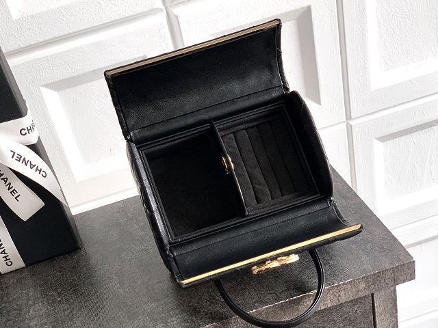 CC original lambskin jewelry case AP5027 black