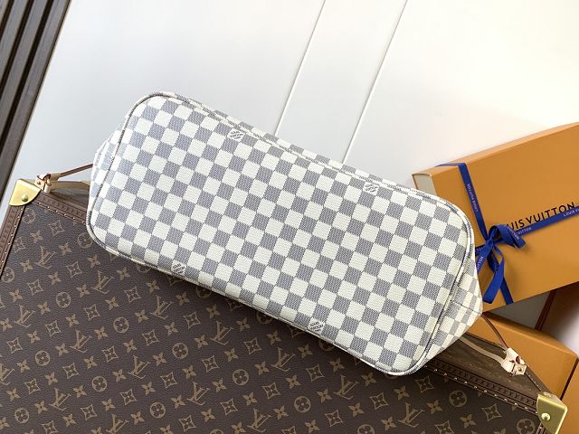New Louis vuitton original damier azur neverfull gm N41606 beige