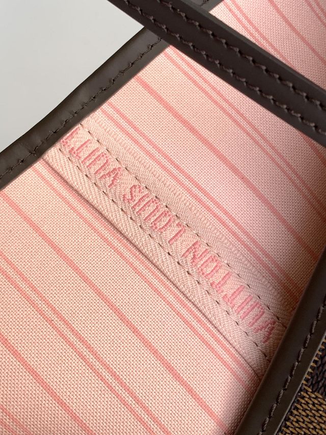New Louis vuitton original damier ebene neverfull gm N41606 pink