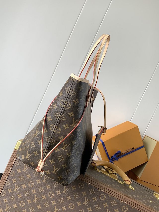 New Louis vuitton original monogram canvas neverfull gm M46978 red