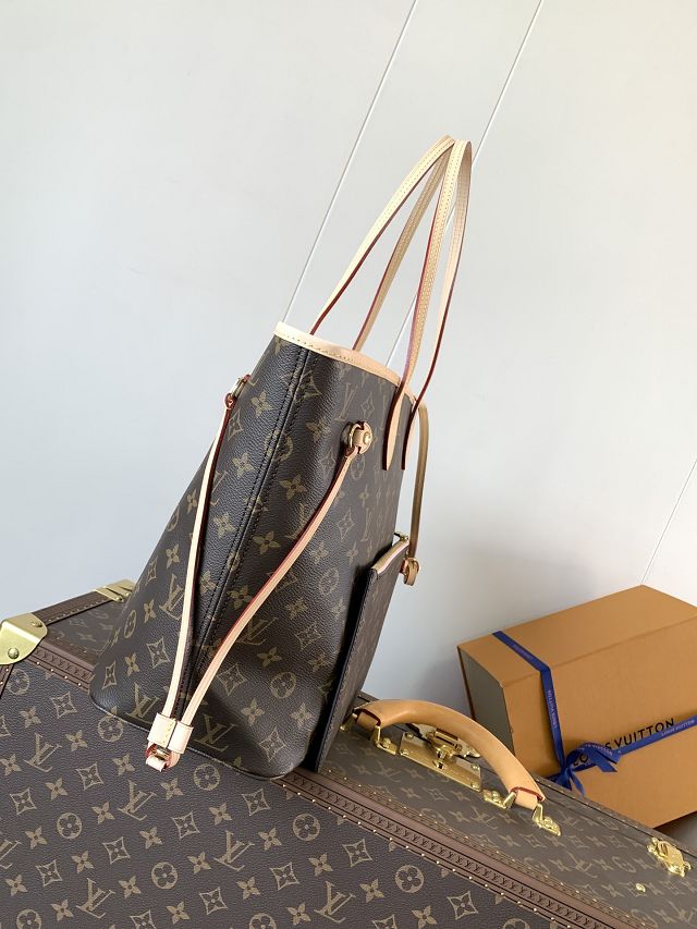 New Louis vuitton original monogram canvas neverfull mm M46975 pink