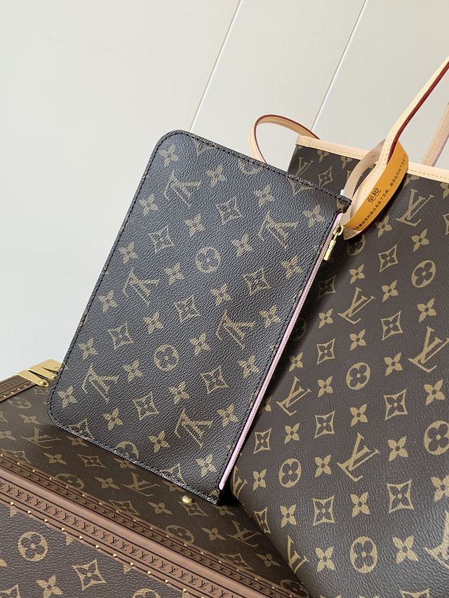New Louis vuitton original monogram canvas neverfull mm M46975 pink