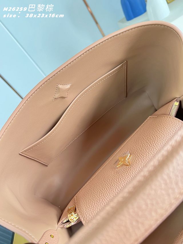 Louis vuitton original calfskin capucines visionnaire GM handbag M26259 brown