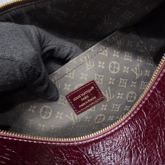 Louis vuitton aged calfskin express travel MM M26308 bordeaux