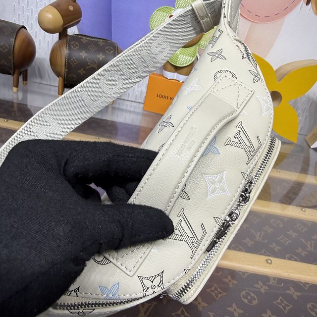 Louis vuitton original calfskin rush bumbag M28619 white