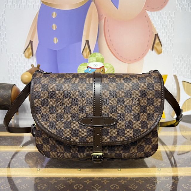 Louis vuitton original damier ebene saumur mm N48080