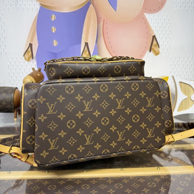 Louis vuitton original monogram canvas backpack trio M44658