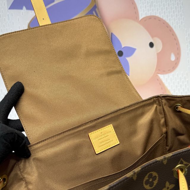 Louis vuitton original monogram canvas backpack trio M44658