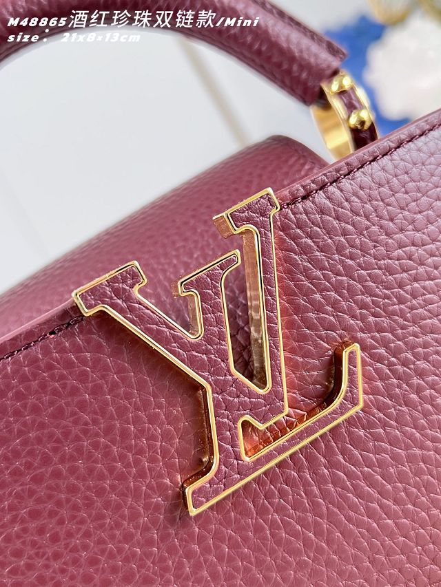 Louis vuitton original calfskin capucines BB M15117