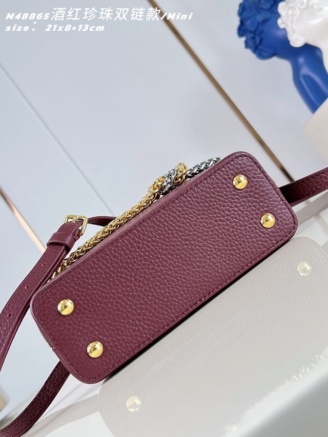 Louis vuitton original calfskin capucines BB M15117