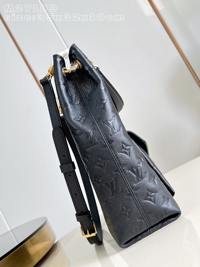 Louis vuitton original calfskin hobo metis M27189 black