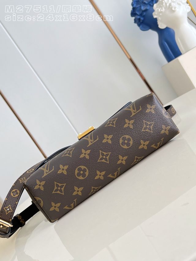 Louis vuitton original calfskin&canvas nmadeleine BB M27511 black