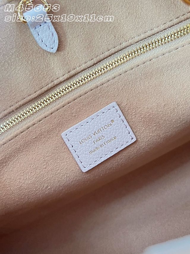 Louis vuitton original calfskin onthego pm M28528 light pink