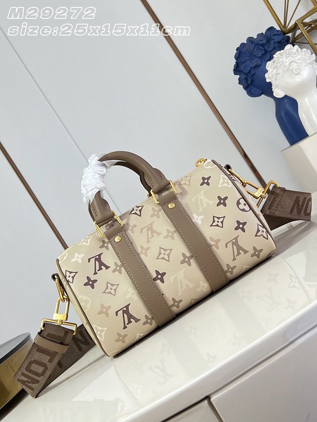 Louis vuitton original monogram surplus keepall 25 M29272 sand beige