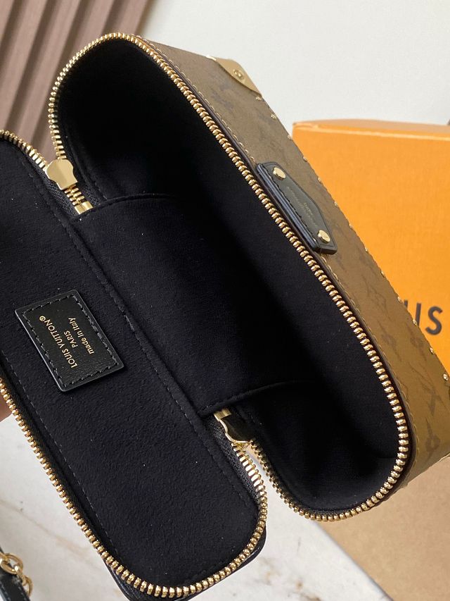 Louis vuitton original monogram reverse vanity pouch trunk M29548