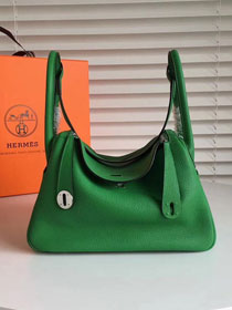 Hermes original top togo leather large lindy 34 bag H034 bamboo