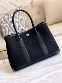 Hermes original canvas small garden party 30 bag G30 black