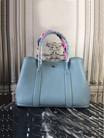 Hermes original togo leather garden party 30 bag G0030 light blue