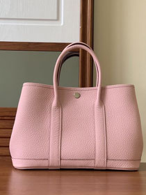 Hermes original togo leather garden party 36 bag G0360 rose confetti