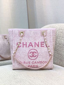 CC original canvas fibers mini shopping bag A66939 pink