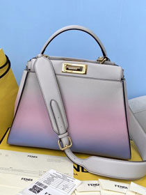 Fendi original calfskin medium peekaboo bag 8BN240 pink