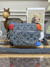 2022 Louis vuitton original calfskin mini soft trunk M81606 grey