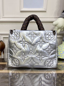 Louis vuitton original econyl onthego mm M21069 silver