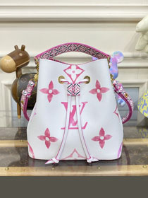 Louis vuitton original monogram canvas neonoe BB M22986 pink