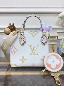 Louis vuitton original monogram canvas onthego PM M22976 beige