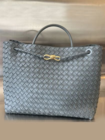 BV original lambskin large andiamo 743575 grey