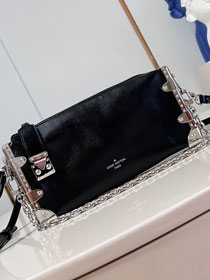 Louis vuitton original calfskin slim trunk M25445 black