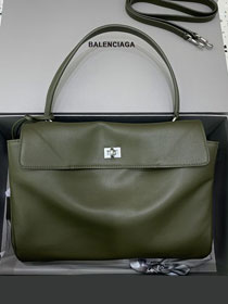 Balenciaga original calfskin rodeo medium handbag 7897722 green