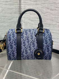 Dior original denim groove 20 bag M1364 blue