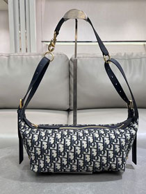 Dior original canvas small D-Journey bag M2416 blue