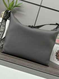Loewe original calfskin cubi crossbody bag B906K70 grey